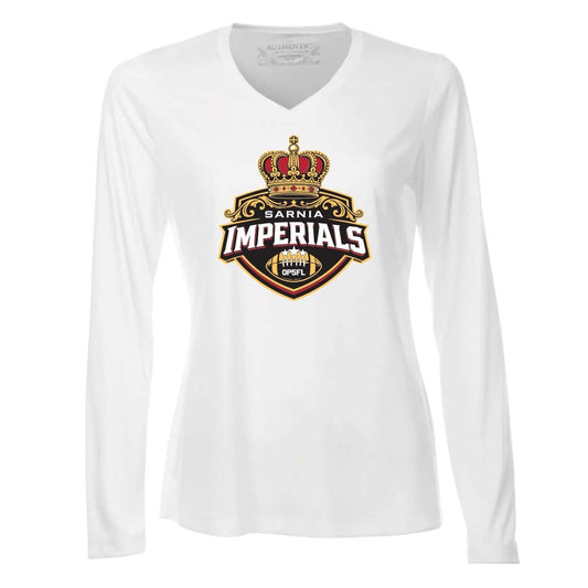 Sarnia Imperials Ladies' Pro Team Long Sleeve V-Neck
