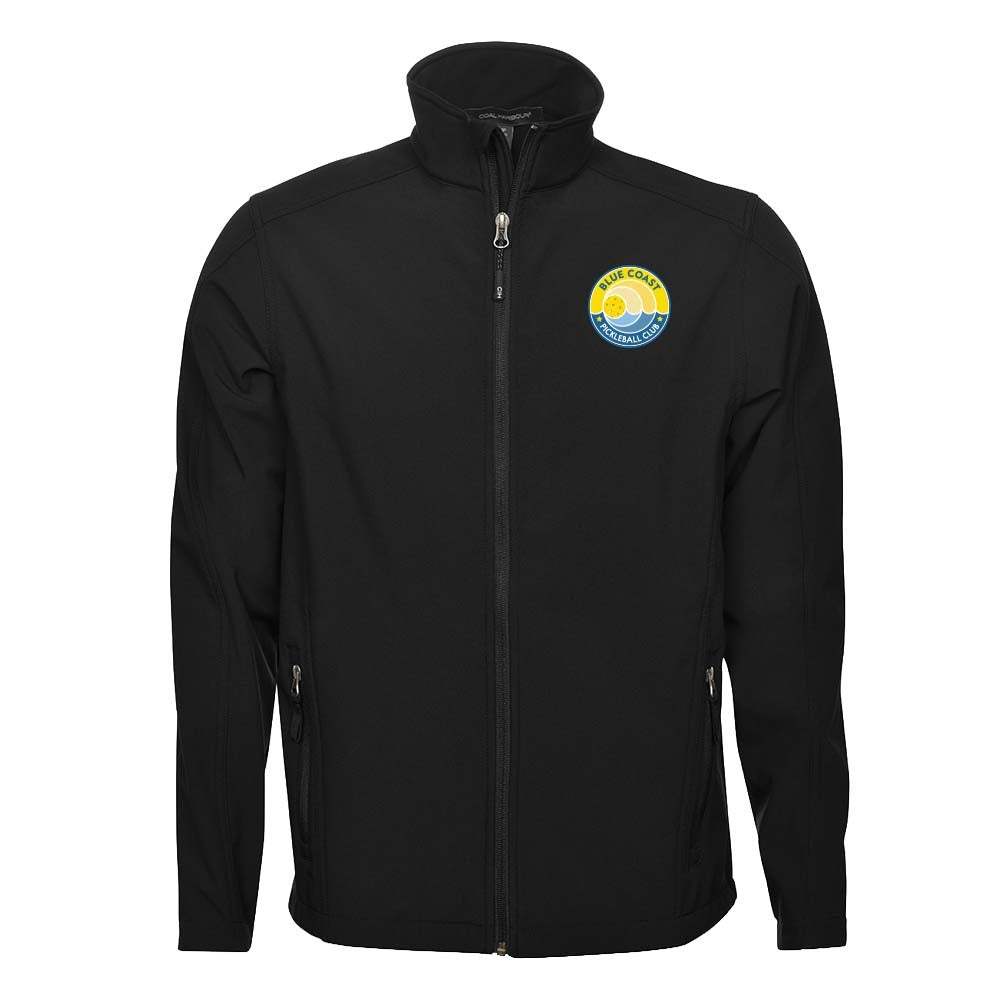 Blue Coast Pickleball Men's Water Repellent Soft Shell Jacket
