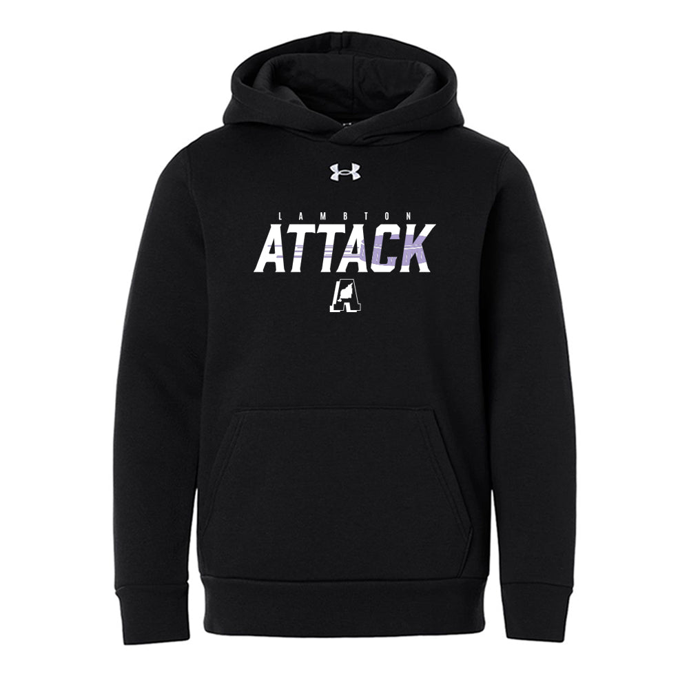 Lambton Attack Youth Under Armour Team Icon Fleece Hooded Sweatshirt