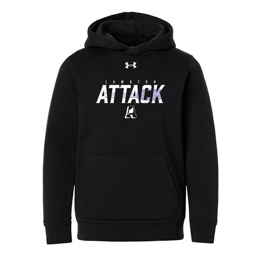 Lambton Attack Youth Under Armour Team Icon Fleece Hooded Sweatshirt