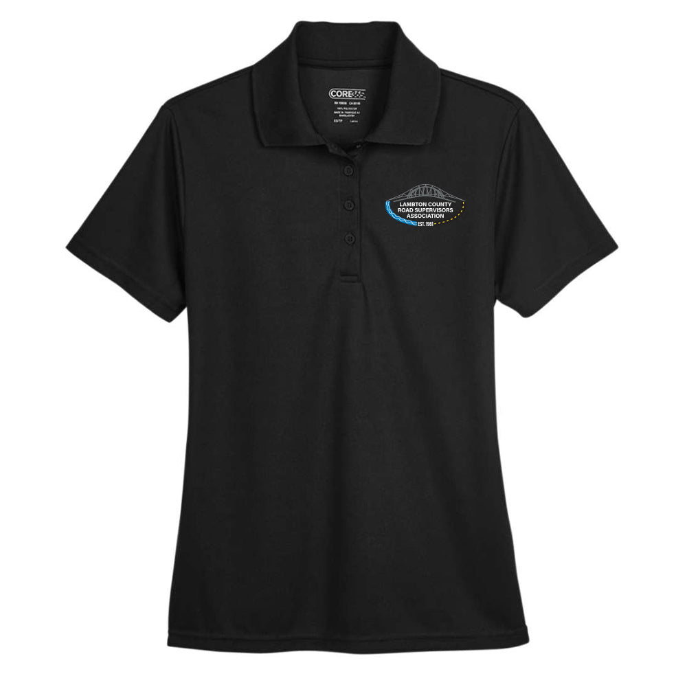 Lambton County Road Supervisors Ladies' Performance Piqué Polo