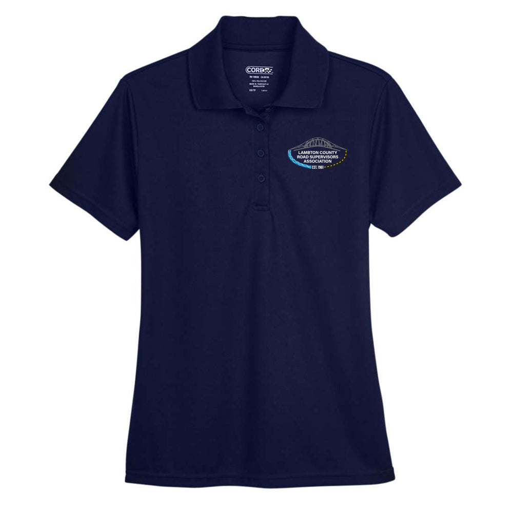 Lambton County Road Supervisors Ladies' Performance Piqué Polo