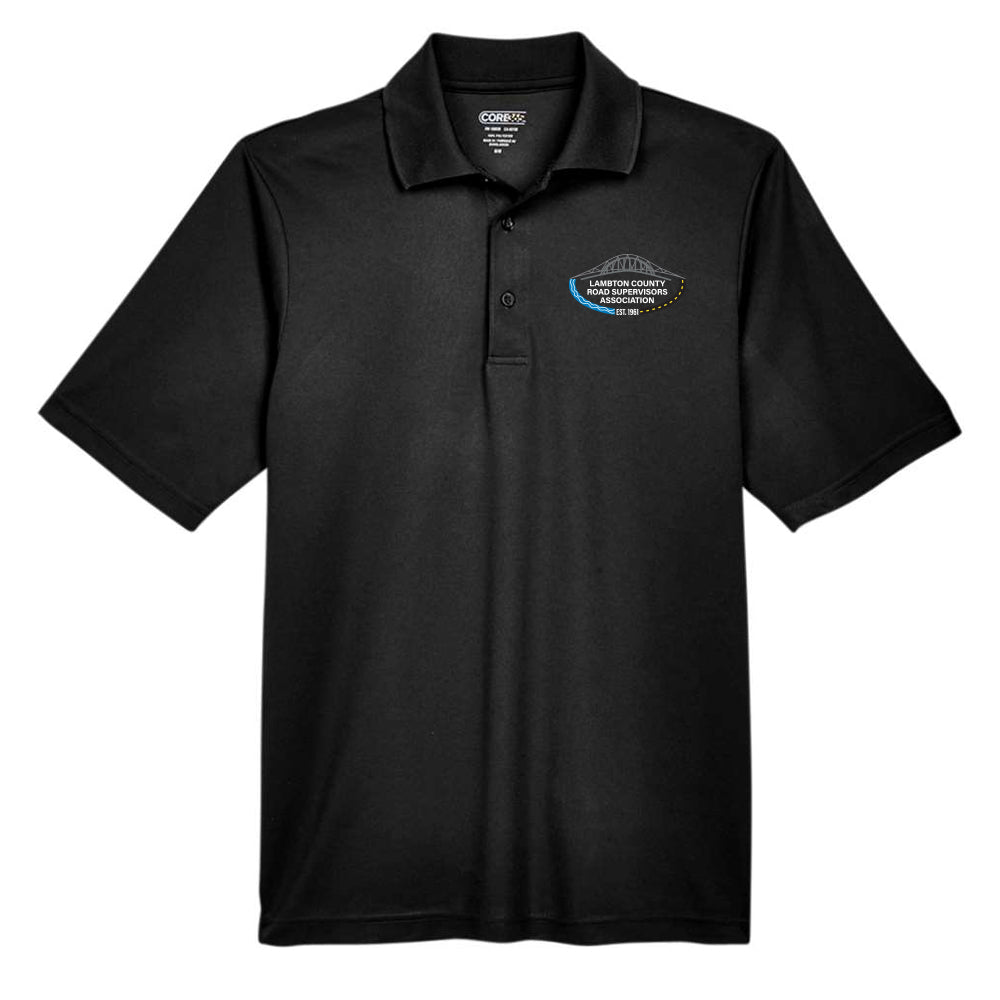 Lambton County Road Supervisors Adult Performance Piqué Polo