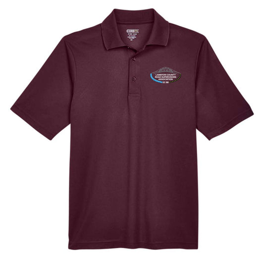 Lambton County Road Supervisors Adult Performance Piqué Polo