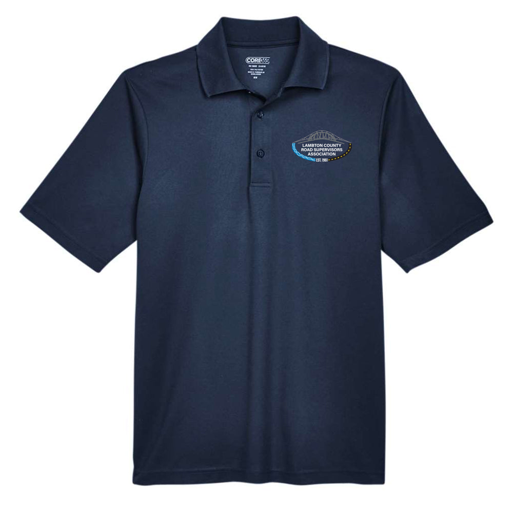 Lambton County Road Supervisors Adult Performance Piqué Polo