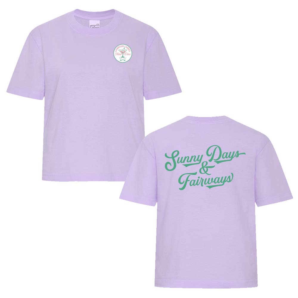 Lambton Ladies 9 & Dine Ladies' Garment-Dyed Heavyweight Boxy T-Shirt