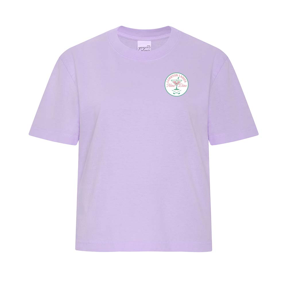 Lambton Ladies 9 & Dine Ladies' Garment-Dyed Heavyweight Boxy T-Shirt