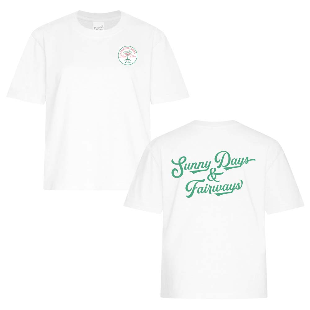 Lambton Ladies 9 & Dine Ladies' Garment-Dyed Heavyweight Boxy T-Shirt