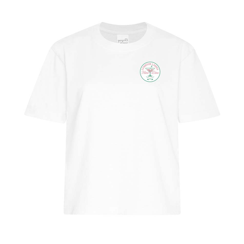 Lambton Ladies 9 & Dine Ladies' Garment-Dyed Heavyweight Boxy T-Shirt