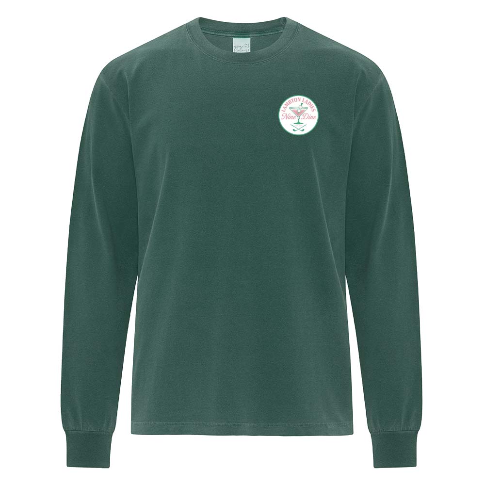 Lambton Ladies 9 & Dine Adult Garment-Dyed Heavyweight Long Sleeve