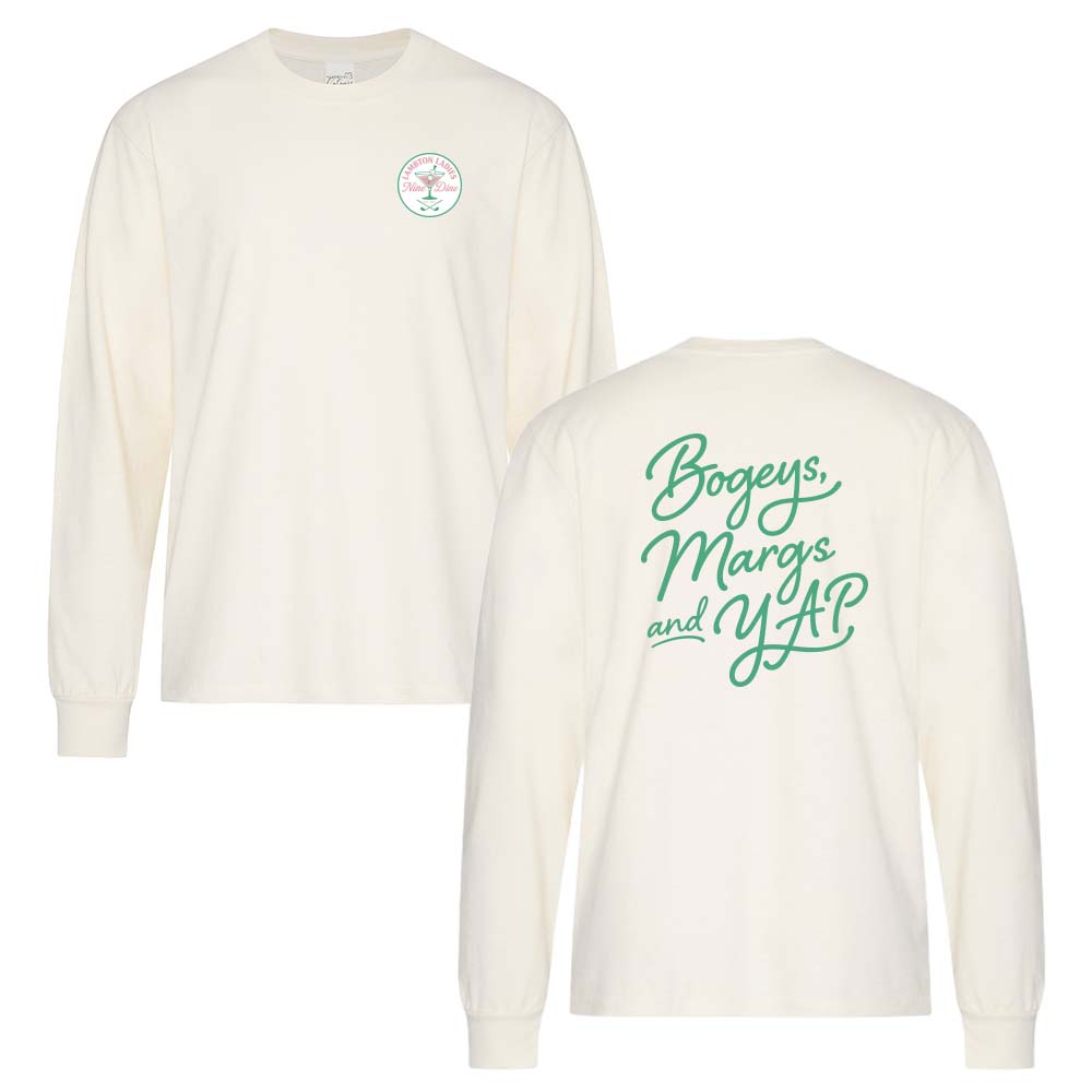 Lambton Ladies 9 & Dine Adult Garment-Dyed Heavyweight Long Sleeve