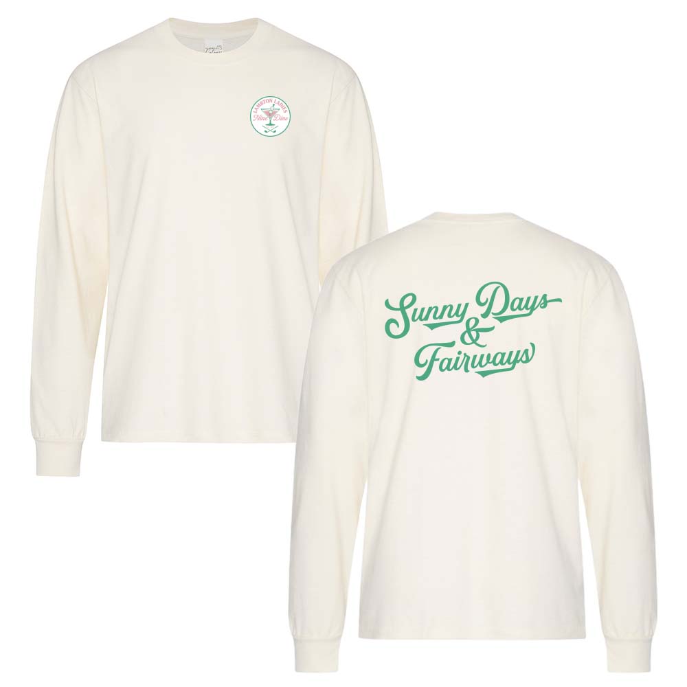 Lambton Ladies 9 & Dine Adult Garment-Dyed Heavyweight Long Sleeve
