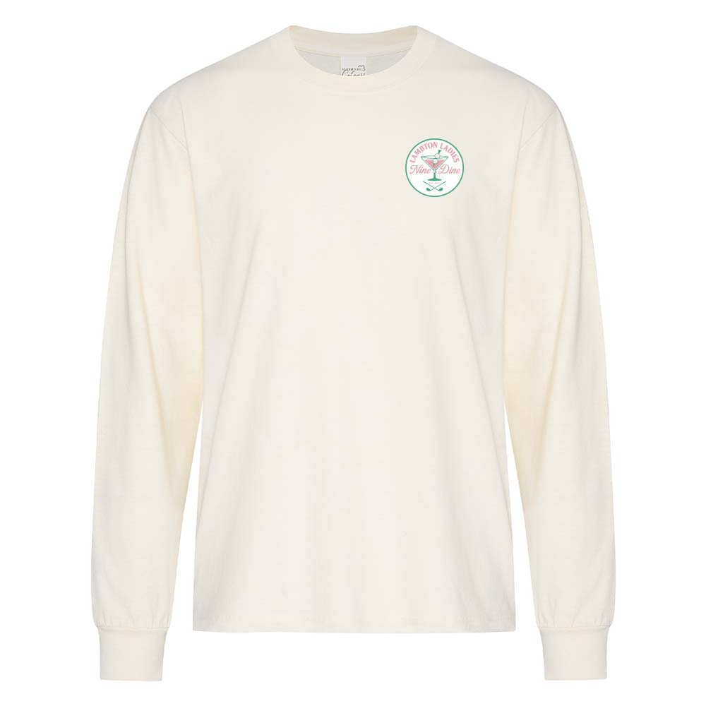 Lambton Ladies 9 & Dine Adult Garment-Dyed Heavyweight Long Sleeve