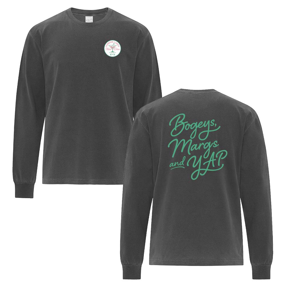 Lambton Ladies 9 & Dine Adult Garment-Dyed Heavyweight Long Sleeve