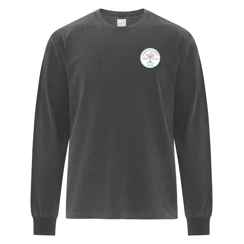 Lambton Ladies 9 & Dine Adult Garment-Dyed Heavyweight Long Sleeve