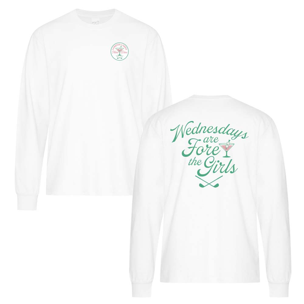 Lambton Ladies 9 & Dine Adult Garment-Dyed Heavyweight Long Sleeve