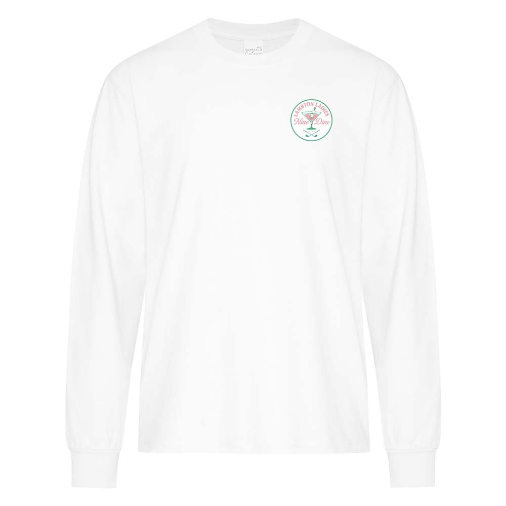 Lambton Ladies 9 & Dine Adult Garment-Dyed Heavyweight Long Sleeve