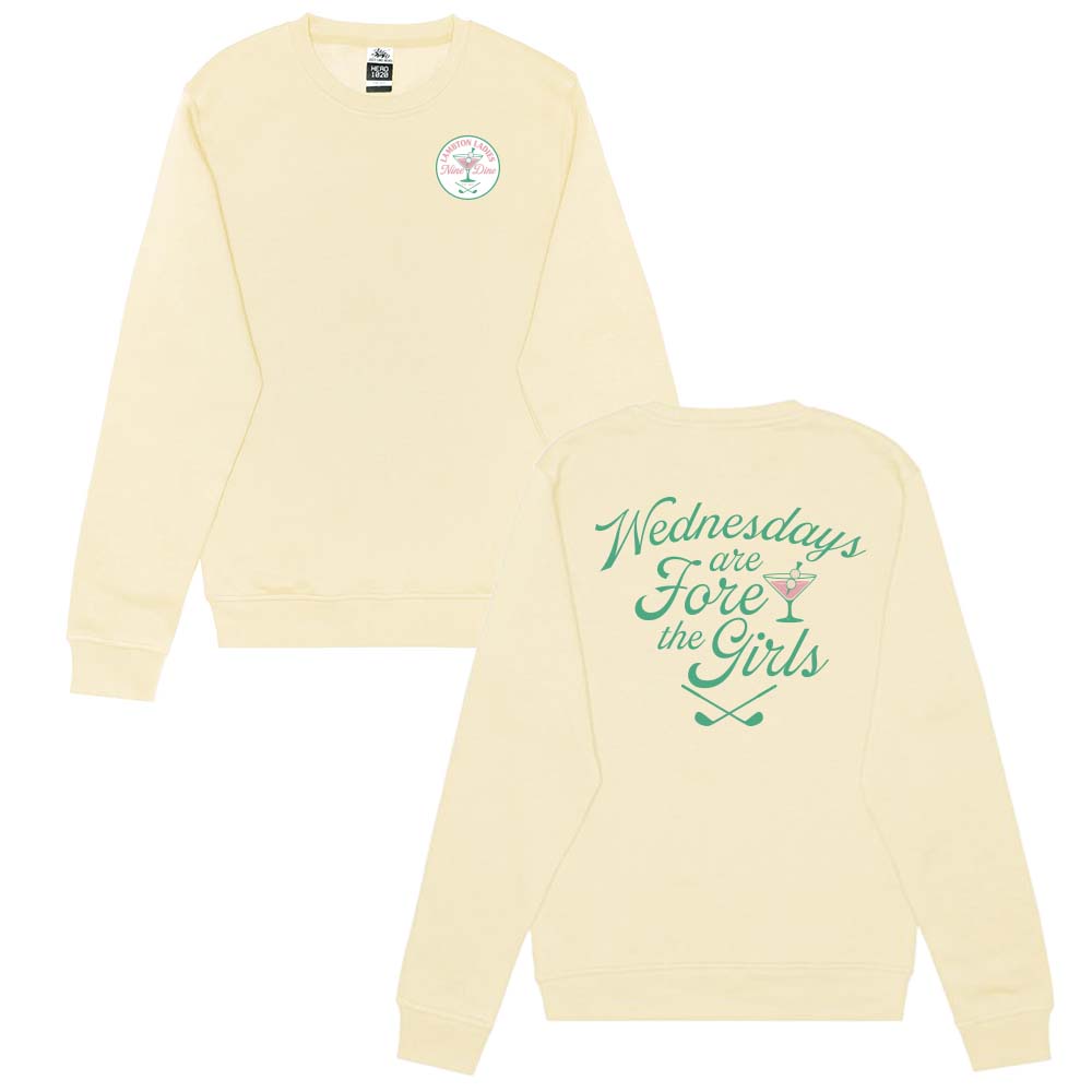Lambton Ladies 9 & Dine Adult Crewneck Sweatshirt