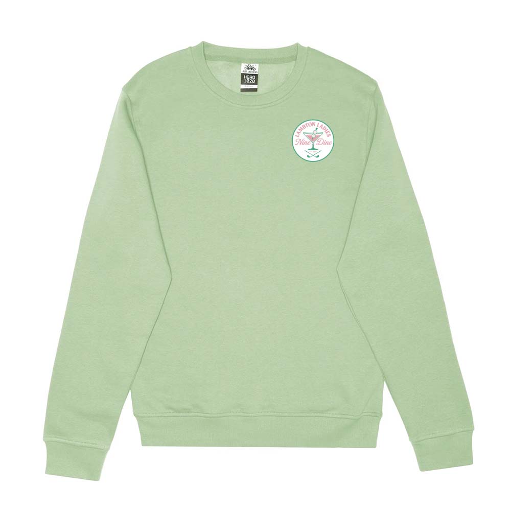 Lambton Ladies 9 & Dine Adult Crewneck Sweatshirt