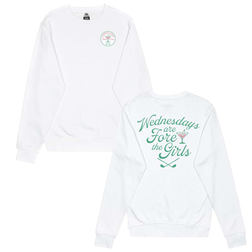 Lambton Ladies 9 & Dine Adult Crewneck Sweatshirt