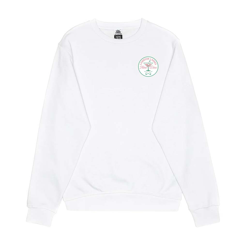 Lambton Ladies 9 & Dine Adult Crewneck Sweatshirt