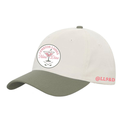 Lambton Ladies 9 & Dine Two Tone Unstructured Snapback Cap