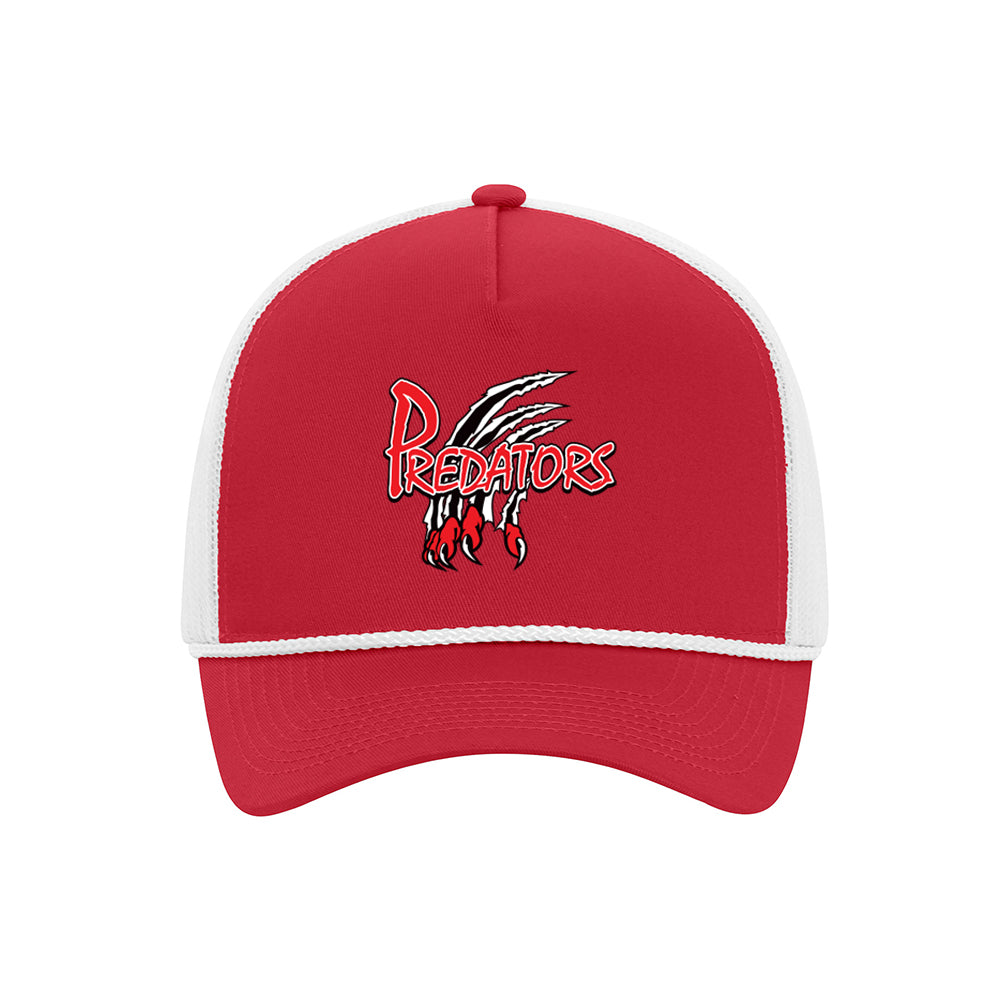 Lambton Shores Predators Cotton Twill 5-Panel Trucker Rope Cap