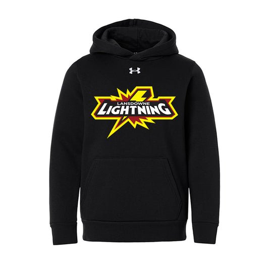 Lansdowne Youth Under Armour Team Icon Fleece Hooded Sweatshirt