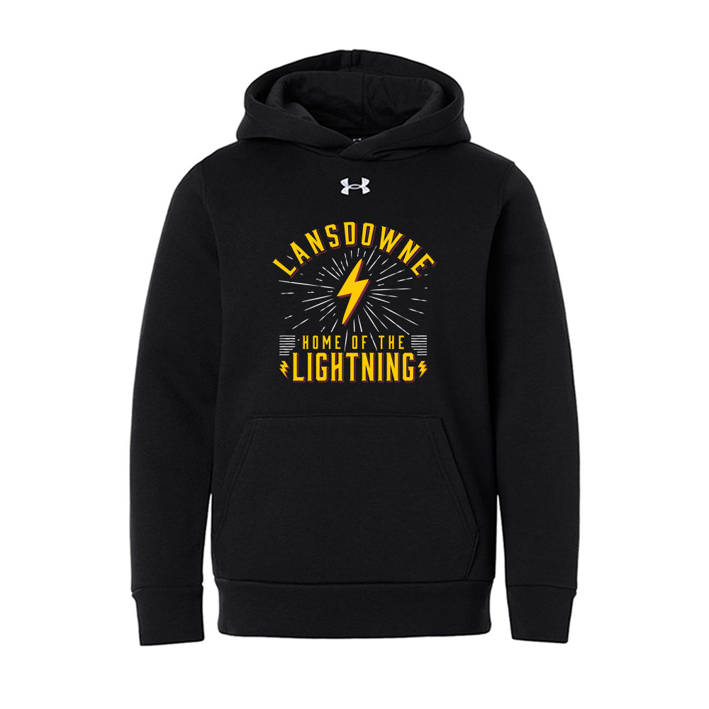 Lansdowne Youth Under Armour Team Icon Fleece Hooded Sweatshirt
