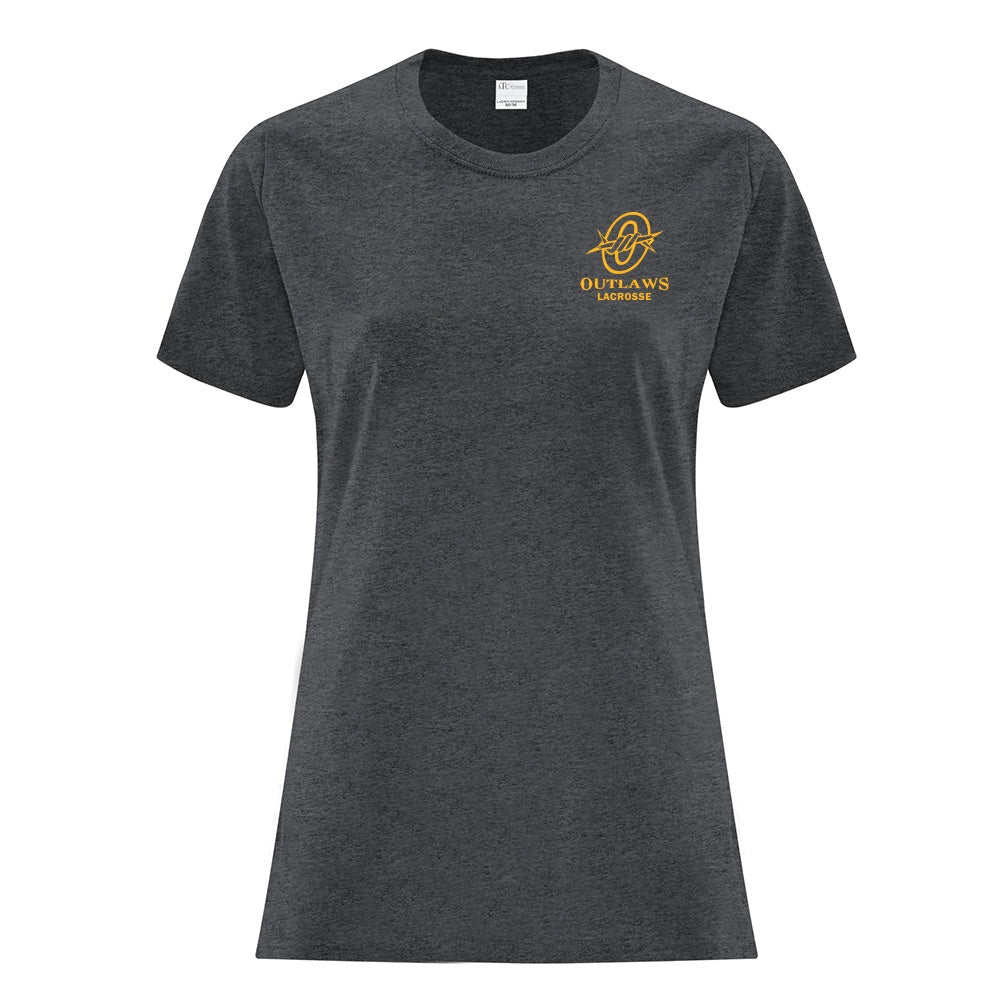 North Perth Outlaws Lacrosse Ladies' Cotton T-Shirt