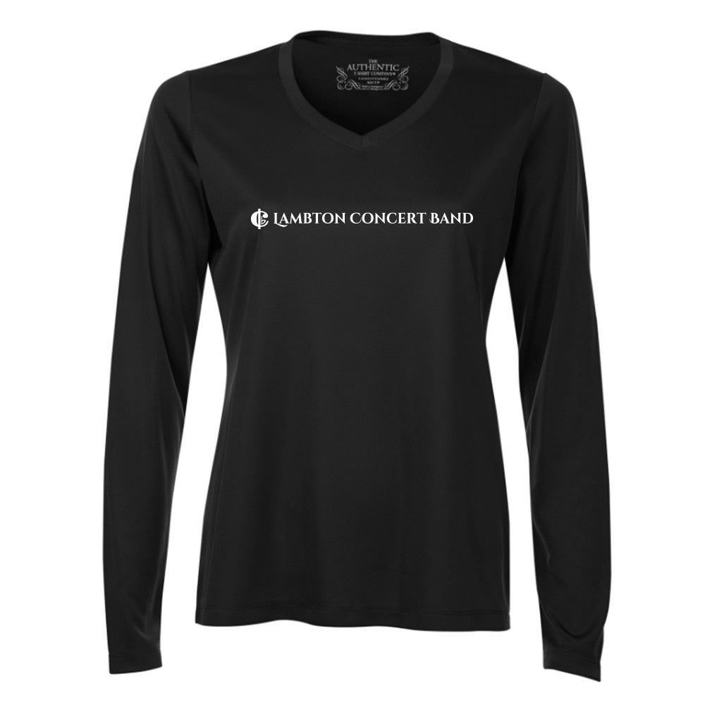 Lambton Concert Band Ladies' Pro Team Long Sleeve V-Neck