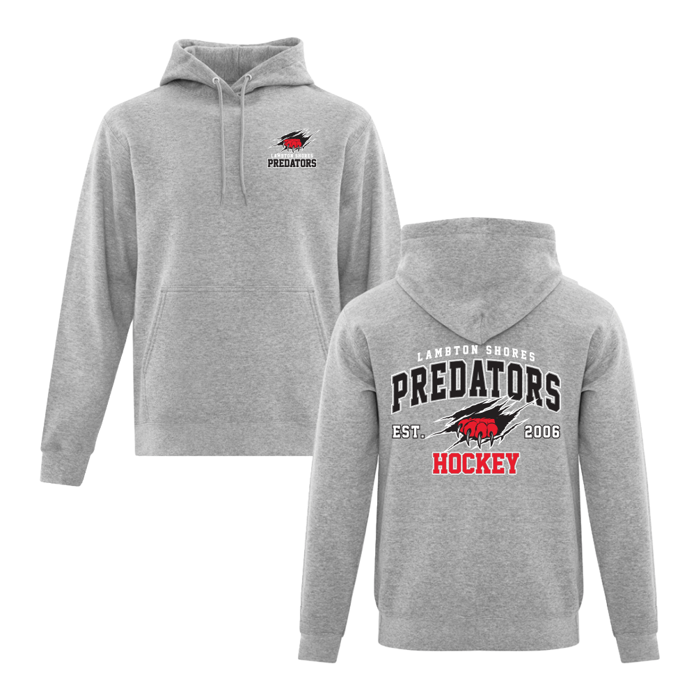 Lambton Shores Predators Adult Fleece Hooded Sweatshirt