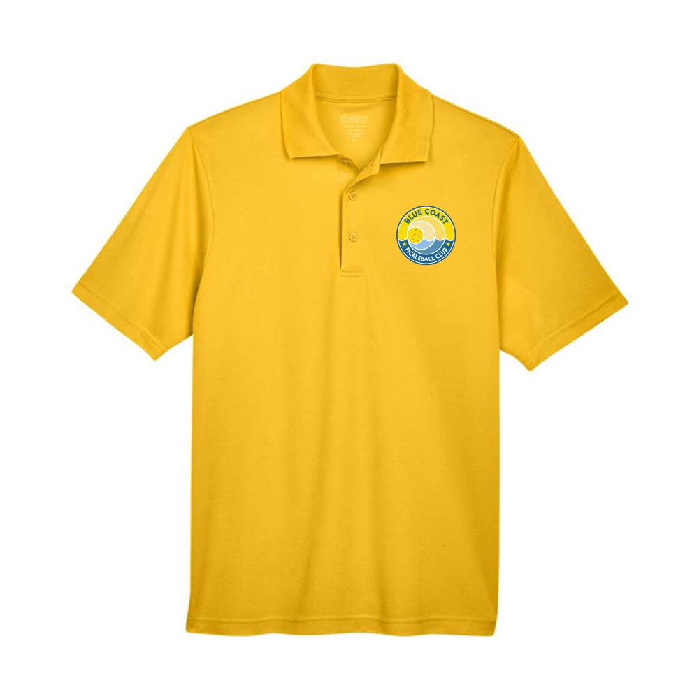 Blue Coast Pickleball Men's Performance Pique Polo