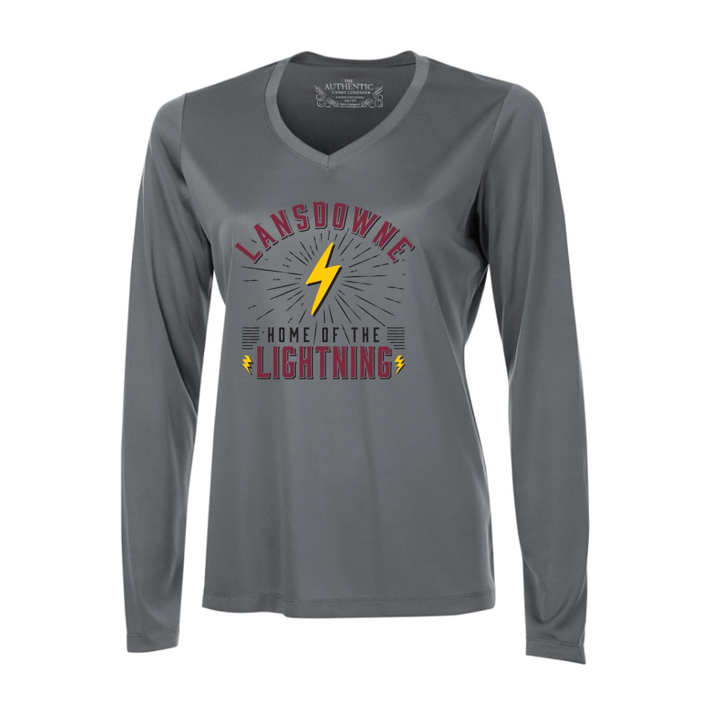 Lansdowne Ladies' Pro Team Long Sleeve V-Neck T-Shirt