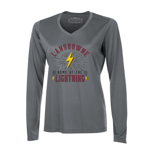 Lansdowne Ladies' Pro Team Long Sleeve V-Neck T-Shirt