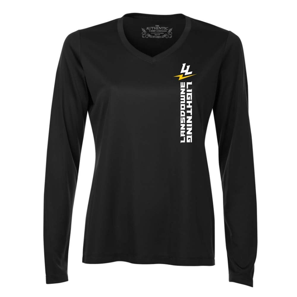 Lansdowne Ladies' Pro Team Long Sleeve V-Neck