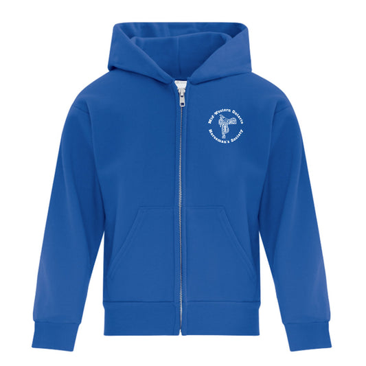 MWHS Youth Fleece Full Zip Hooded Sweatshirt