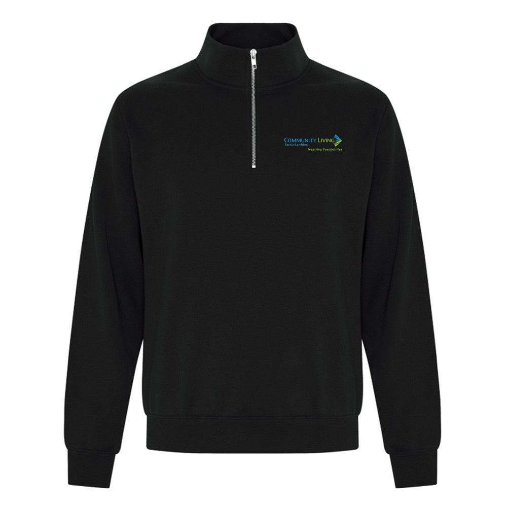 Community Living Sarnia-Lambton Adult Fleece 1/4 Zip Sweatshirt