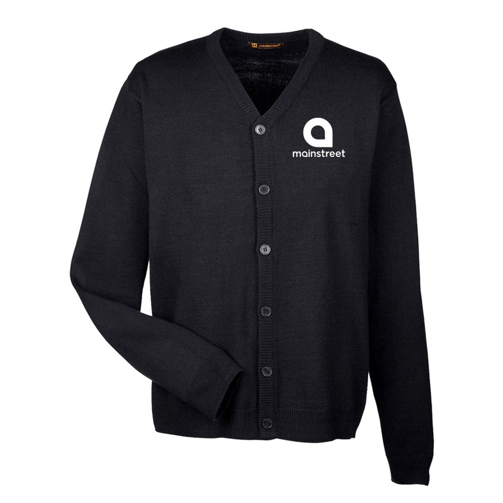 Adult Harriton Pilbloc™ V-Neck Button Cardigan Sweater