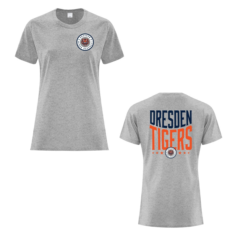 Dresden Minor Baseball Ladies' Cotton T-Shirt