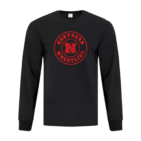 Northern Wrestling Adult Everyday Cotton Long Sleeve T-Shirt
