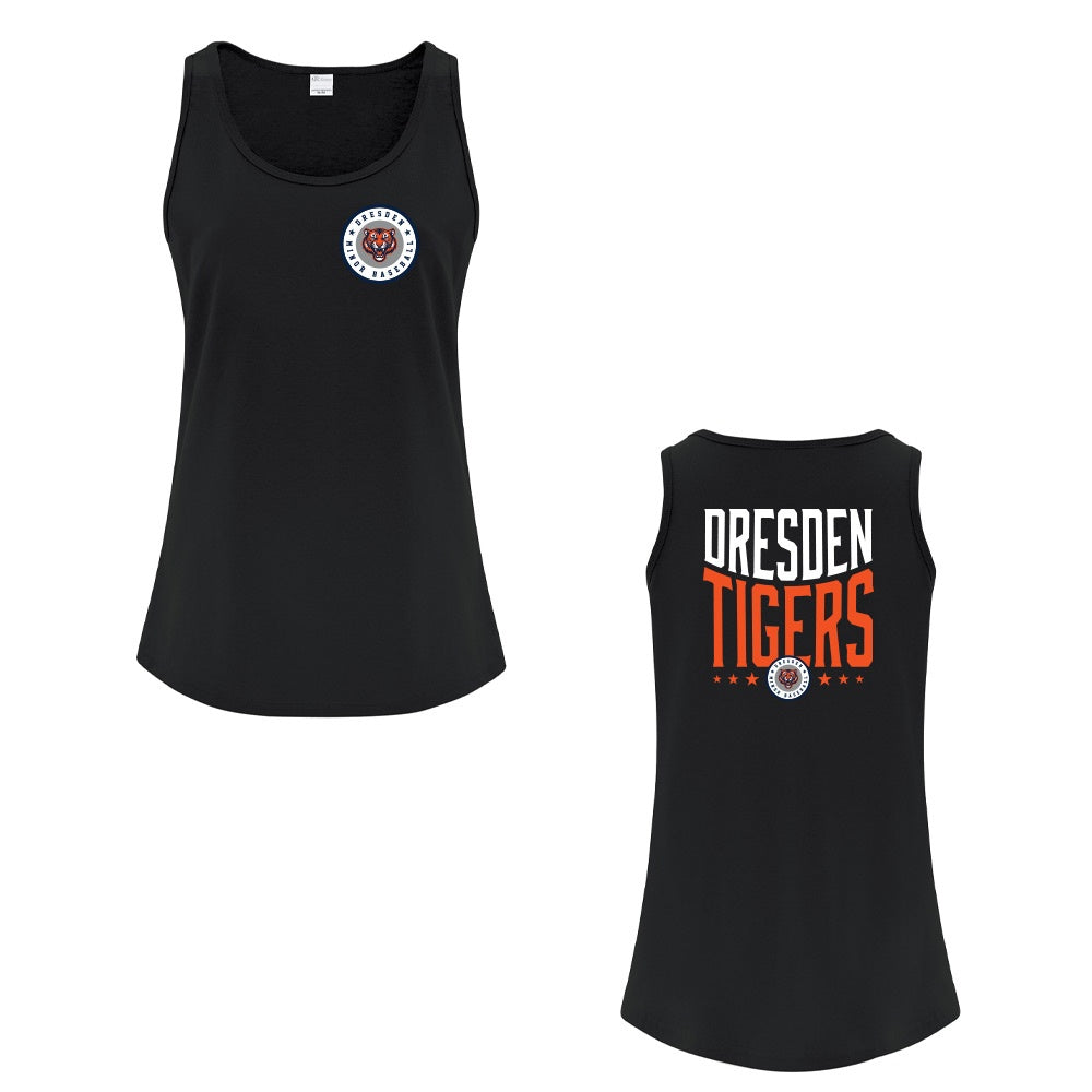 Dresden Minor Baseball Ladies' Cotton Tank Top