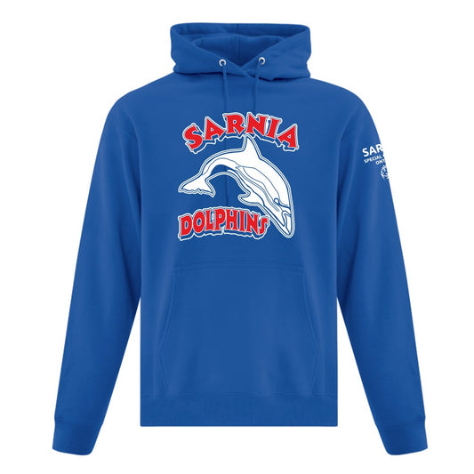 Special Olympics Adult Sarnia Dolphins Fleece Hooded Sweatshirt
