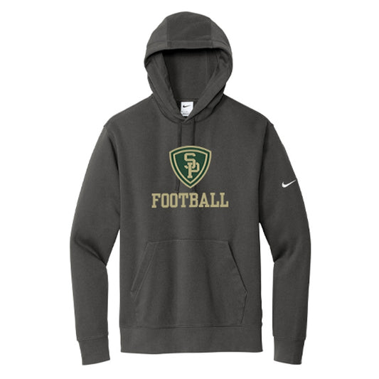 St. Pat's Football Adult Nike Club Fleece Sleeve Swoosh Pullover Hoodie