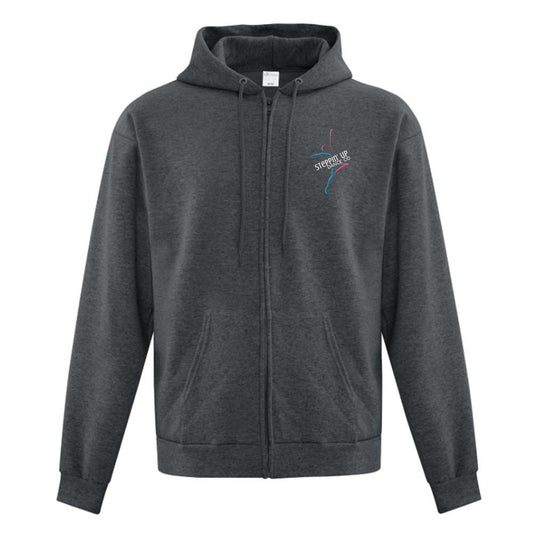 Steppin' Up Dance Adult Fleece Full Zip Hooded Sweatshirt