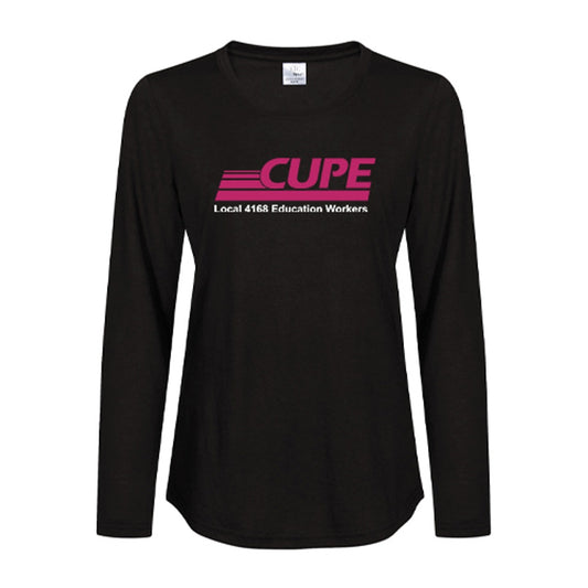 CUPE 4168 Ladies' Pro Spun Long Sleeve T-Shirt