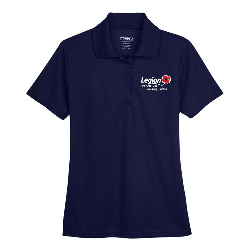 Wyoming Legion Branch 388 Ladies' Performance Pique Polo