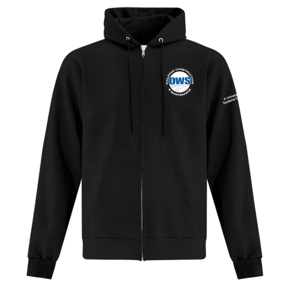 OWS Adult Everyday Fleece Full Zip Hooded Sweatshirt