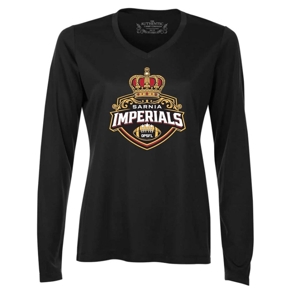 Sarnia Imperials Ladies' Pro Team Long Sleeve V-Neck