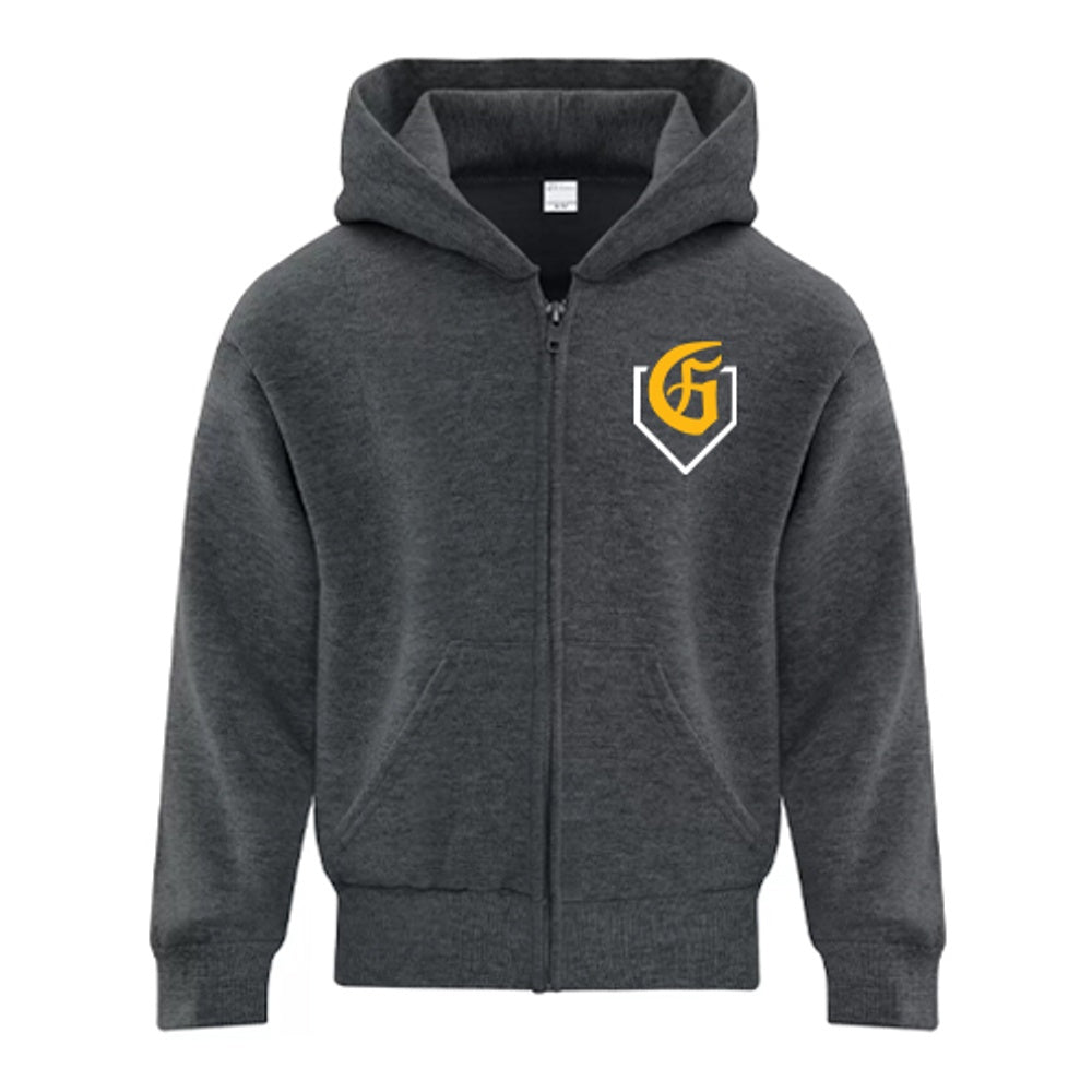 Corunna Giants Youth Everyday Fleece Full Zip Hooded Sweatshirt